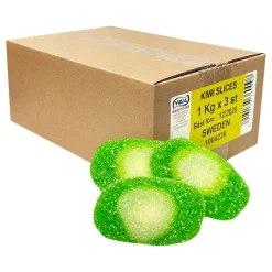 New ERT Godis AB Kiwi Sugared Slices Økonomipakke