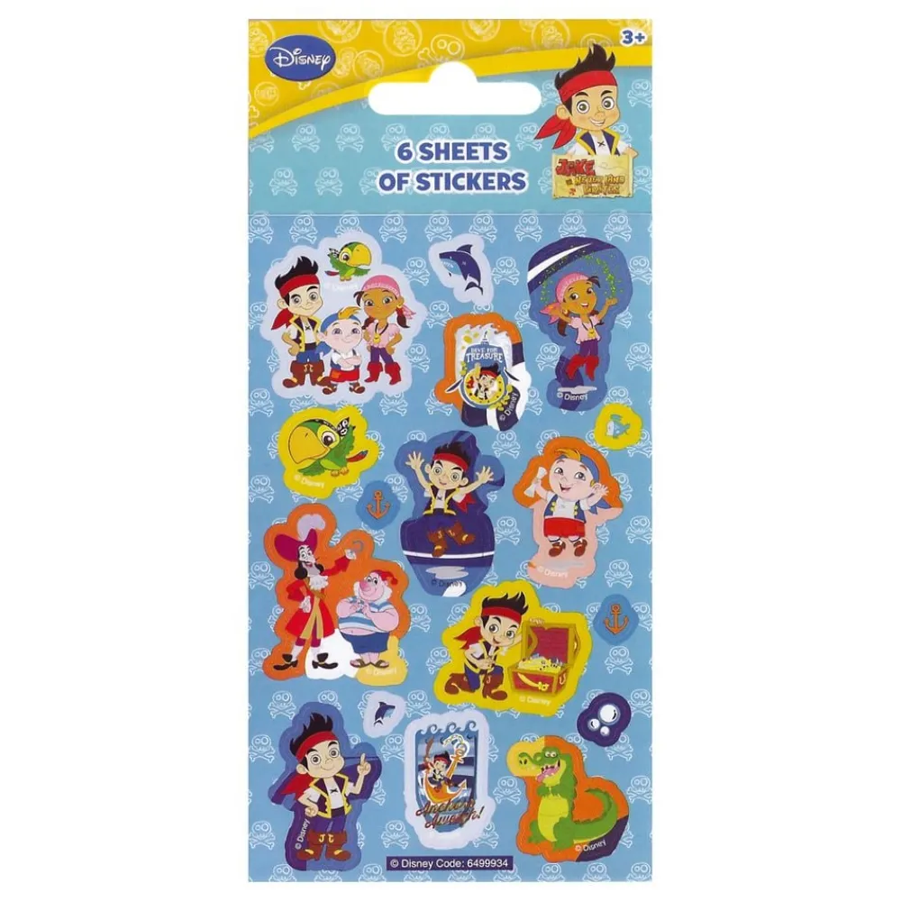 Globos Europe B.V. Klistermærker Jake & the Neverland Pirates - Hobby & Fritid