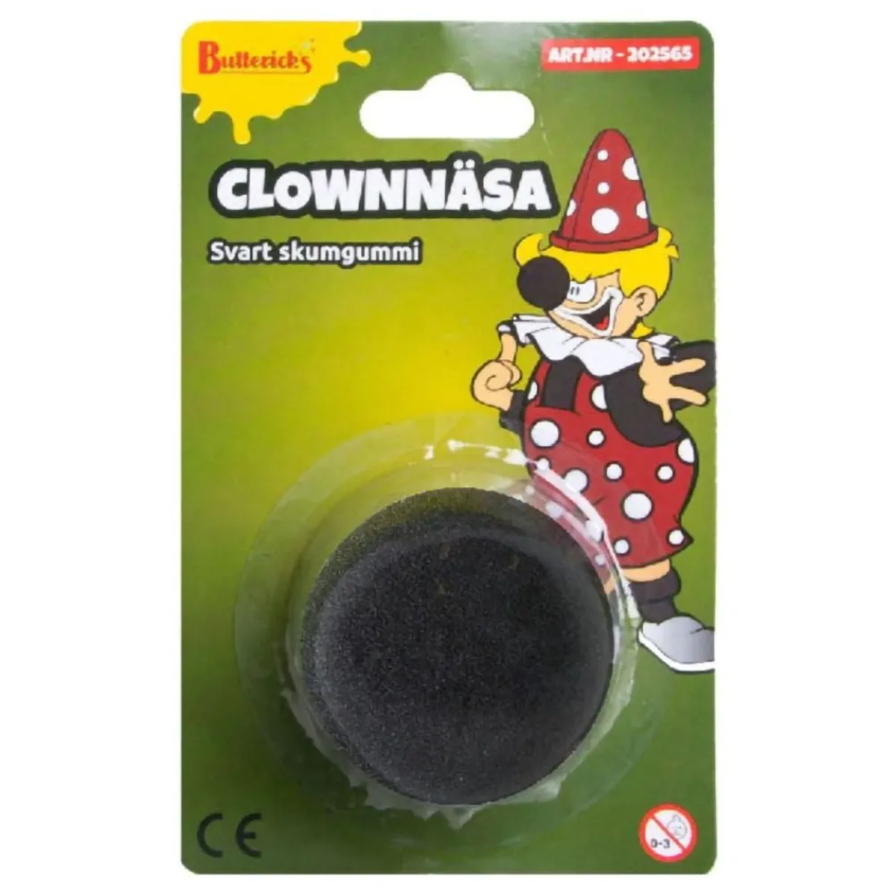 Best Butterick's AB Klovnenæse i Skumgummi Sort