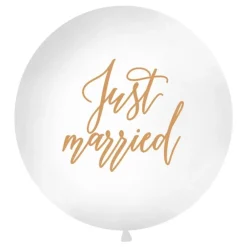 Best PartyDeco sp. z o.o. Kæmpeballon Just Married