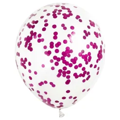Ballongkungen AB Konfettiballoner Magenta - Balloner