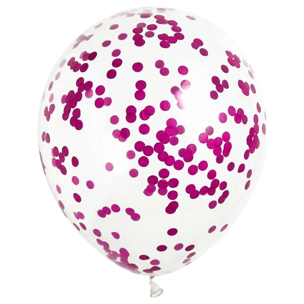 Ballongkungen AB Konfettiballoner Magenta - Balloner