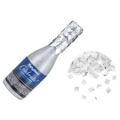 Sale PartyDeco sp. z o.o. Konfettikanon Champagneflaske Sølv