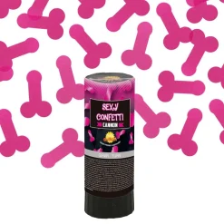 New Fiestas Guirca, S.L Konfettikanoner Penis Lyserød
