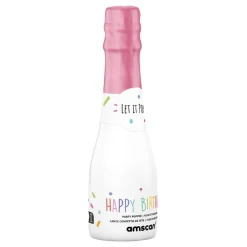 Clearance Reithmüller Europe GmbH Konfettikanon Flaske Happy Birthday Lyserød
