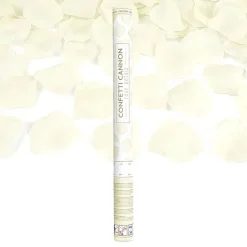 Online PartyDeco sp. z o.o. Konfettikanon Rosenblade Cremehvid