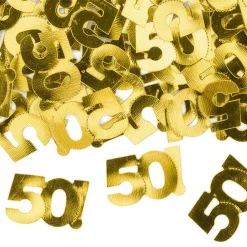 New PartyDeco sp. z o.o. Konfetti Tal 50 Guld Metallic