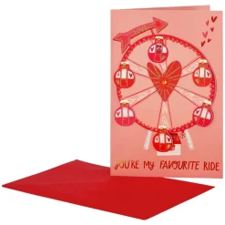 Kidek AB Kort med Kuvert Love Wheel - Hilsningskort