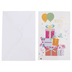 Outlet Out of the blue KG Kort Pop-Up Happy Birthday med Kuvert