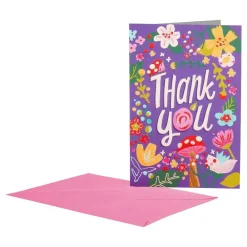 Hot Kidek AB Kort Thank You Blomster