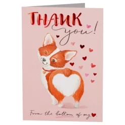 Clearance Kidek AB Kort Thank You Corgi