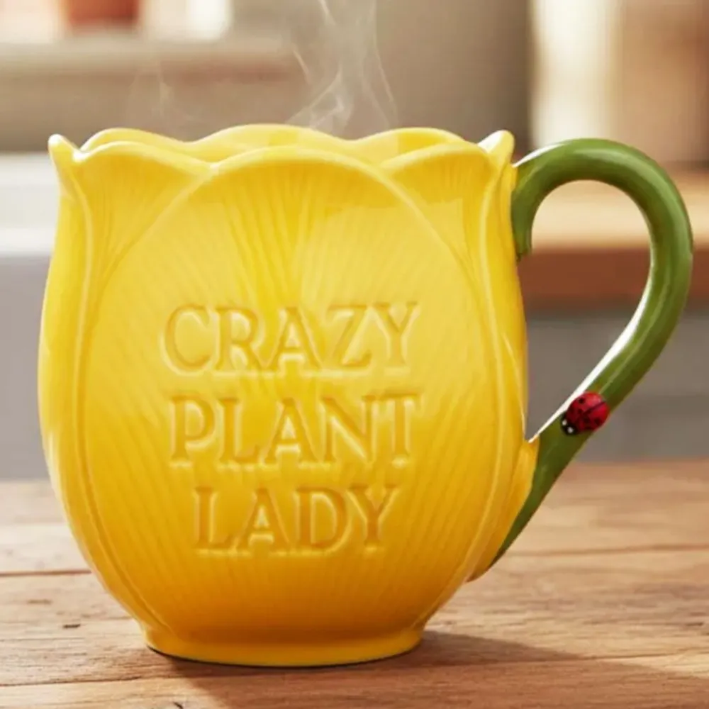 Boxer Gifts Ltd Krus Tulipan Crazy Plant Lady