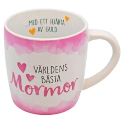 Discount Hisab/Joker Company AB Krus Världens Bästa Mormor Lyserød
