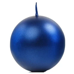 Discount PartyDeco sp. z o.o. Kuglelys Blå Metallic
