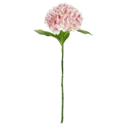 PartyDeco sp. z o.o. Kunstig Blomst Hortensia Lyserød - Hjem & Husholdning|Oppyntning