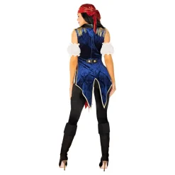 Hot Leg Avenue Europe Kvindelig Pirat Deluxe Kostume