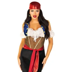 Hot Leg Avenue Europe Kvindelig Pirat Deluxe Kostume