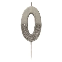 Online Talking Tables Ltd Lagkagelys Tal Sølv/Glitter