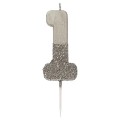 Online Talking Tables Ltd Lagkagelys Tal Sølv/Glitter