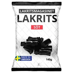 New ERT Godis AB Lakritsmagasinet Sød Lakrids