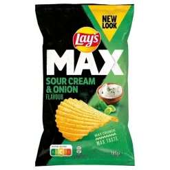 ERT Godis AB Lays Max Sourcream & Onion - Snacks