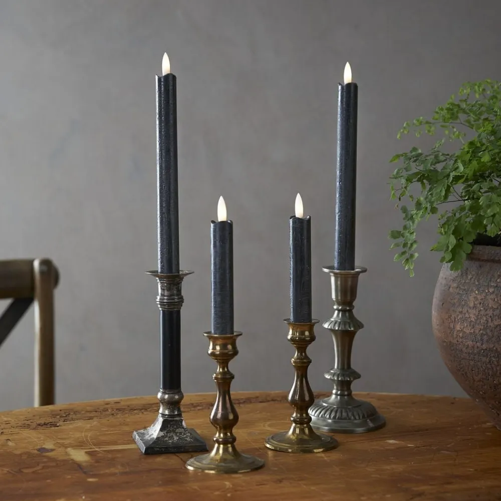 Clearance Star Trading AB LED Antiklys Korte Rustic Sort