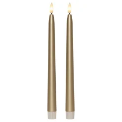 Clearance Star Trading AB LED Antiklys Metallic Guld