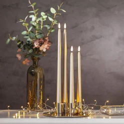 Clearance Star Trading AB LED Antiklys Metallic Guld