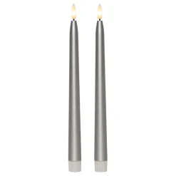 Best Star Trading AB LED Antiklys Metallic Silver