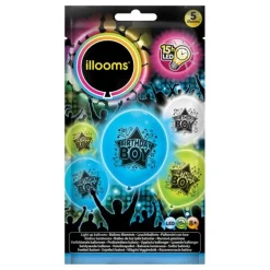 Hisab/Joker Company AB LED-Balloner Birthday Boy - Balloner