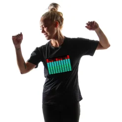 Online Partyking AB LED Equalizer T-shirt