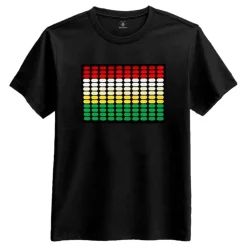 Online Partyking AB LED Equalizer T-shirt