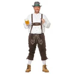 Hot Wilbers Karnaval B.V. Lederhosen Super Deluxe Mørkebrune