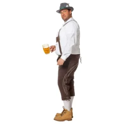 Hot Wilbers Karnaval B.V. Lederhosen Super Deluxe Mørkebrune