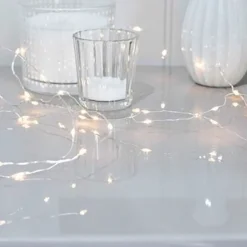 Hot Talking Tables Ltd LED-Kæde Stjerner Sølv/Hvid