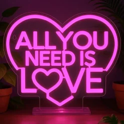 Kidek AB LED-lampe All You Need is Love