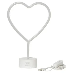 Kidek AB LED-Lampe Hjerte med Neoneffekt - Hjem & Husholdning