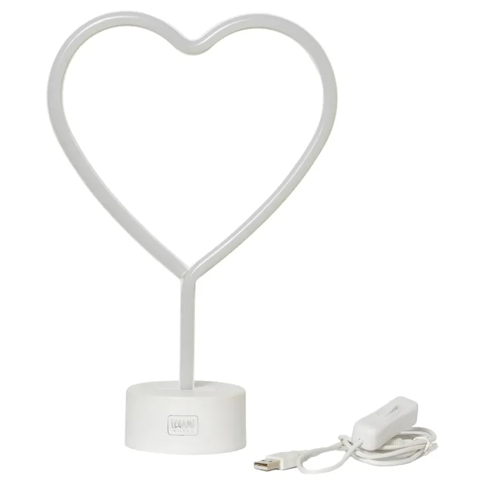Kidek AB LED-Lampe Hjerte med Neoneffekt - Hjem & Husholdning
