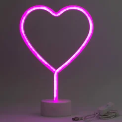 Kidek AB LED-Lampe Hjerte med Neoneffekt - Hjem & Husholdning