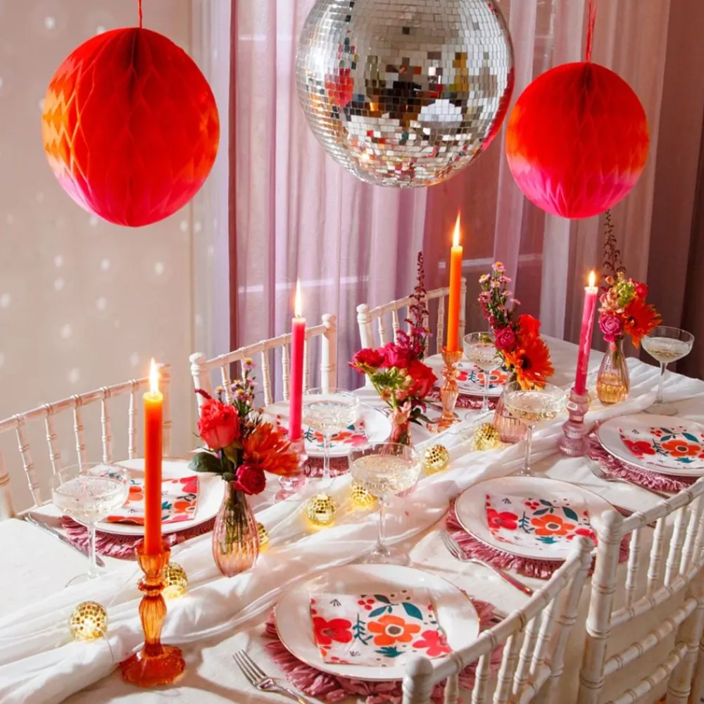 Talking Tables Ltd LED-lyskæde Diskokugler Guld - Hjem & Husholdning|Discobelysning