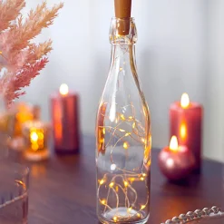 PartyDeco sp. z o.o. LED-Lyskæde til Flaske - Hjem & Husholdning|Oppyntning