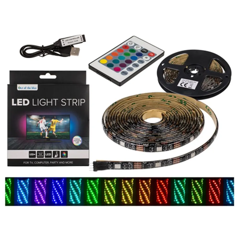 Best Out of the blue KG LED-Lyskæde USB med Fjernbetjening