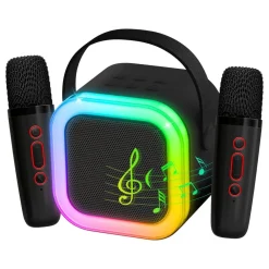 Toyrock AB LED Mini Karaokehøjttaler med Mikrofoner - Teknik