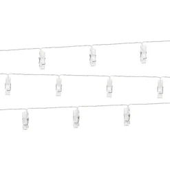 PartyDeco sp. z o.o. LED-Photo Clips Lights Clear - Oppyntning|Hjem & Husholdning