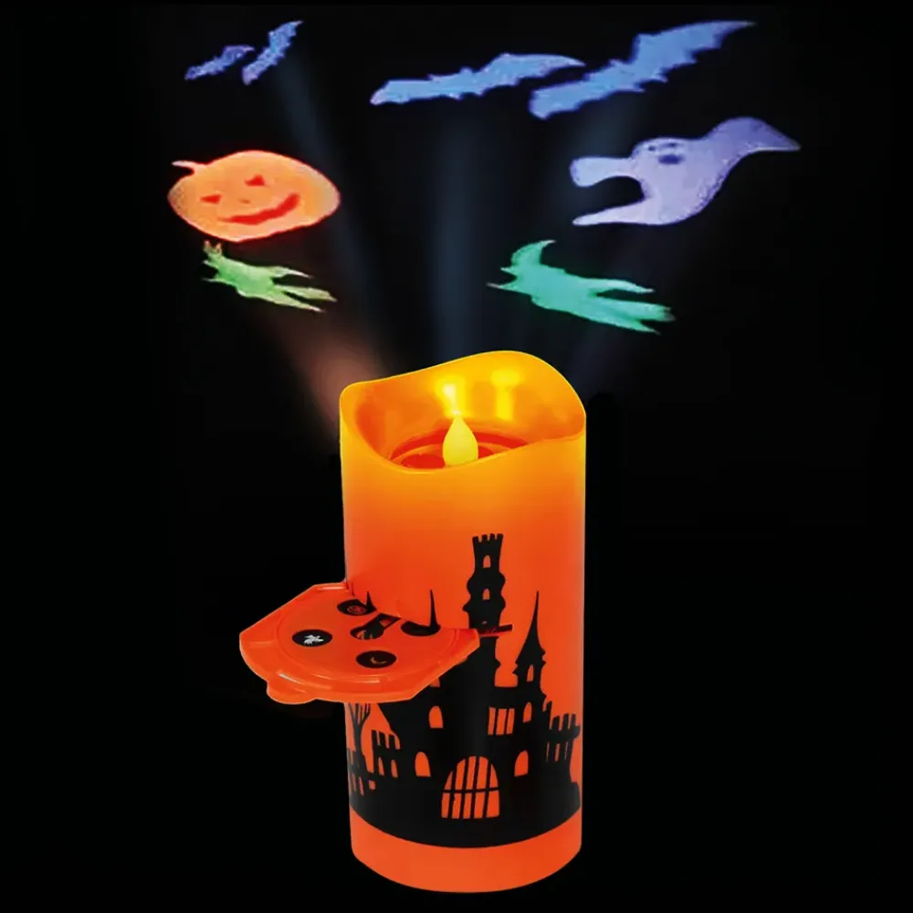 Fiestas Guirca, S.L LED Projektor Bloklys Halloween - Hjem & Husholdning