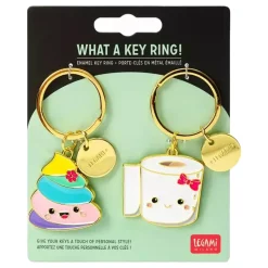 Kidek AB Legami Nøgleringe Poo Sæt - Accessories