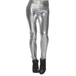 Boland Party Partners B.V. Leggings Metallic Sølv - Tilbehør
