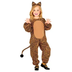 Widmann S.r.l. Leopard Jumpsuit Børnekostume - Udklædningskostumer|Kostumetema