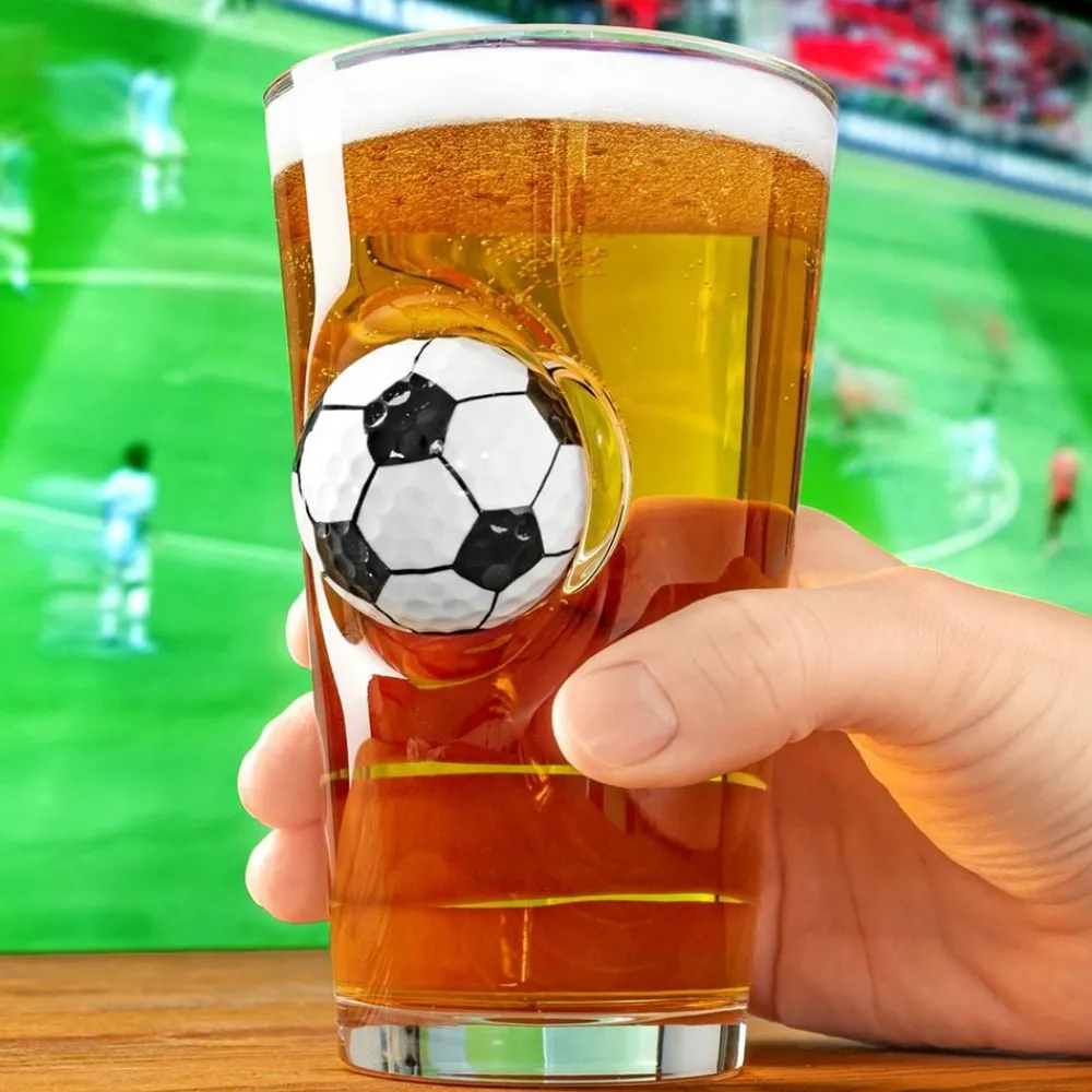Online Gadget Master sp. z o.o. sp.k. Ølglas med Fodbold