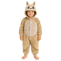Fiestas Guirca, S.L Lulu Monster Beige Onesie Børnekostume - Tøj|Udklædningskostumer
